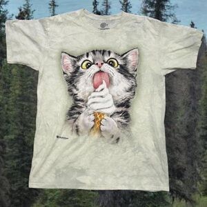 The Mountain Cream Cat Ice Cream T-Shirt